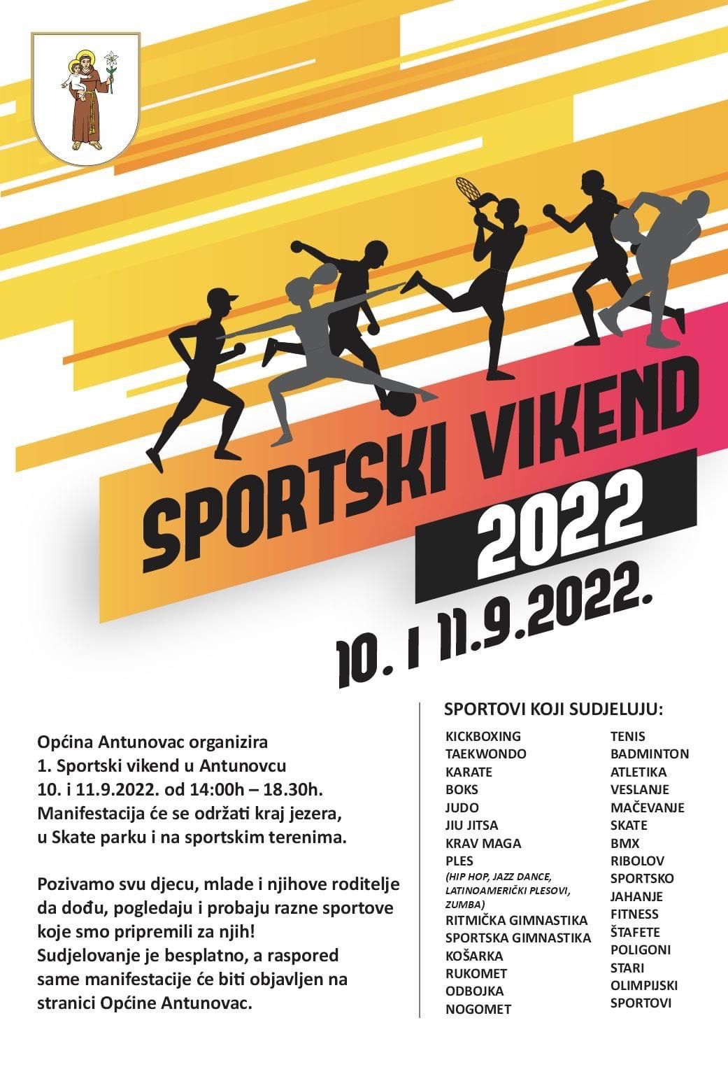 1. Sportski vikend sportovi