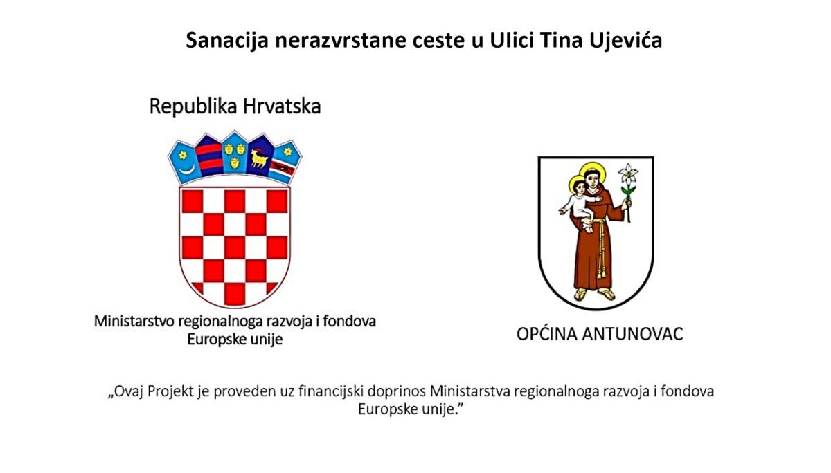 Sanacija nerazvrstane ceste u UIici Tina Ujevića